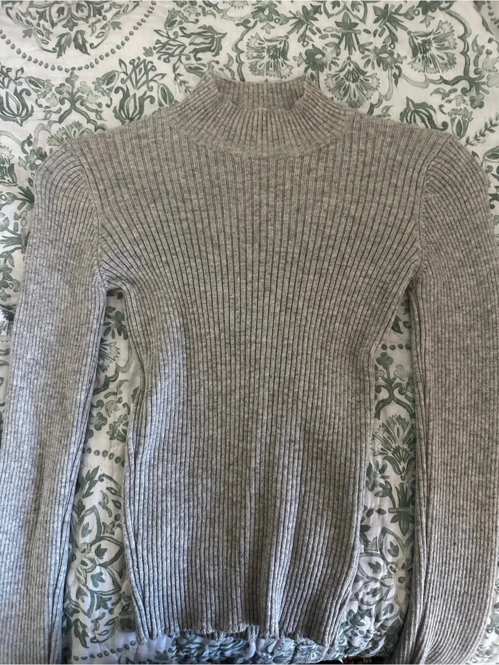 Gray Brandy Melville mock neck top - Picture 1 of 1